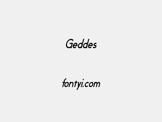 Geddes