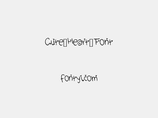 Cute_Heart_Font