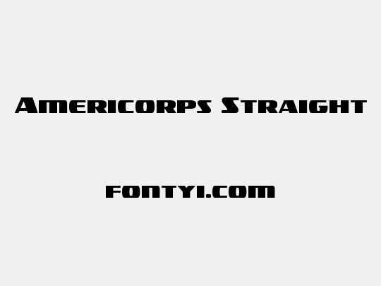 Americorps Straight