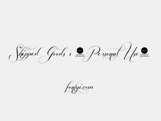 Shipped Goods 1 (Personal Use)