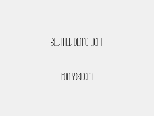 Belithel Demo Light