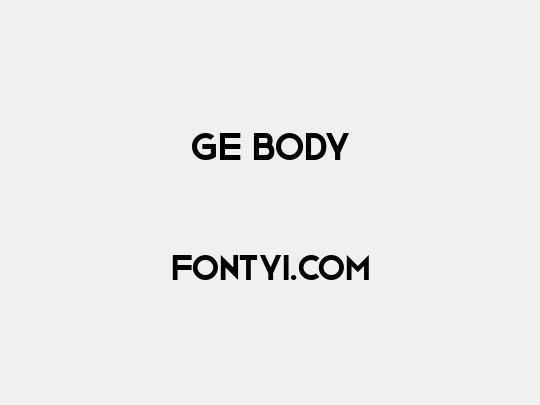 Ge Body