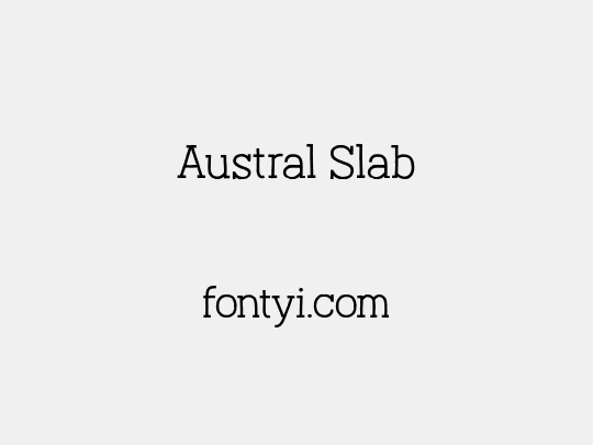 Austral Slab