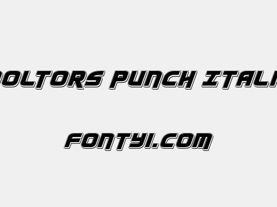 Moltors Punch Italic