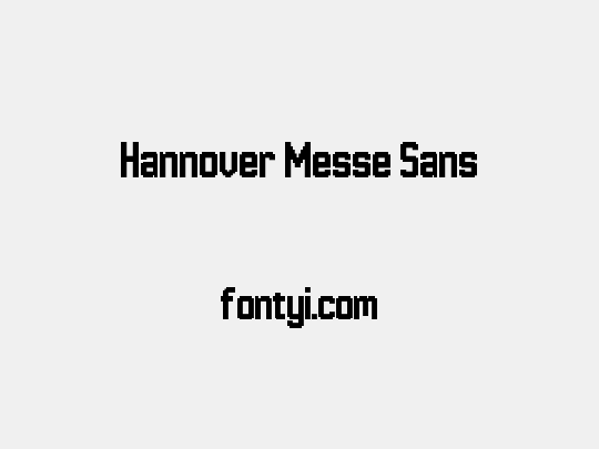 Hannover Messe Sans