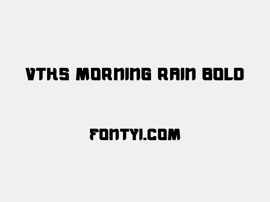 vtks morning rain BOLD