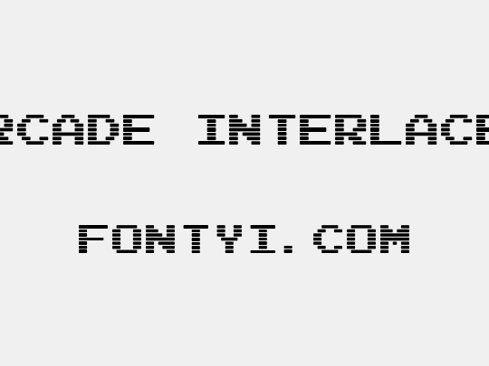 Arcade Interlaced