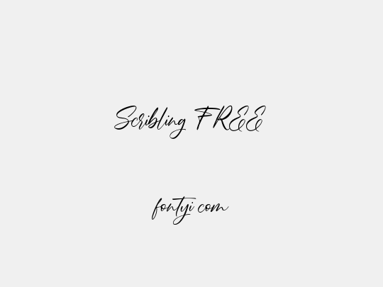 Scribling FREE
