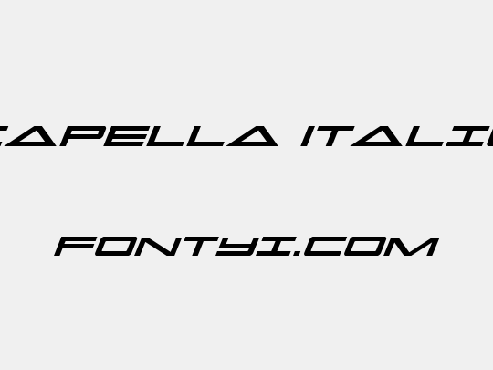 Capella Italic