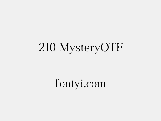 210 MysteryOTF