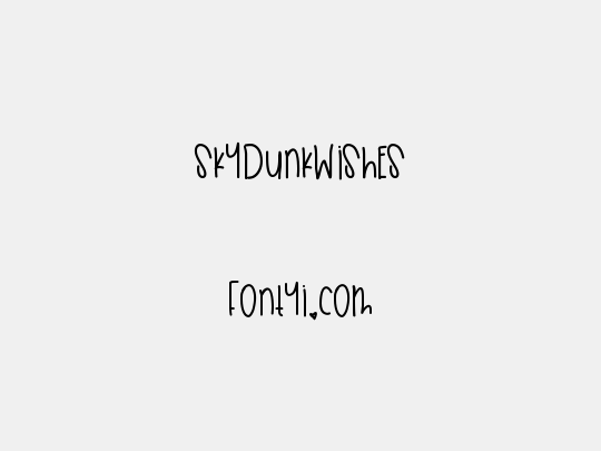 SkyDunkWishes