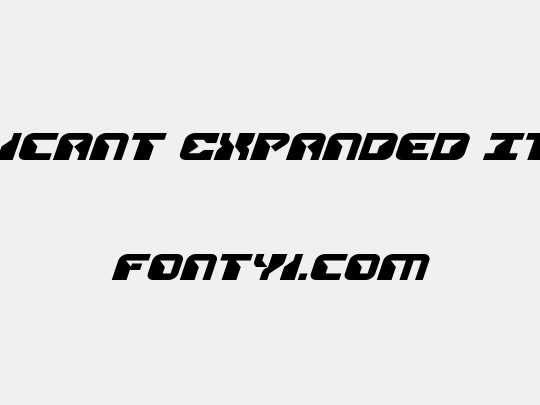 Replicant Expanded Italic