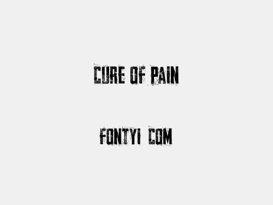 CURE OF PAIN