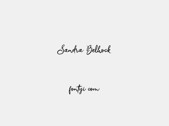 Sandra Belhock