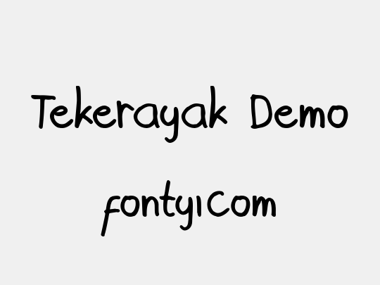 Tekerayak Demo