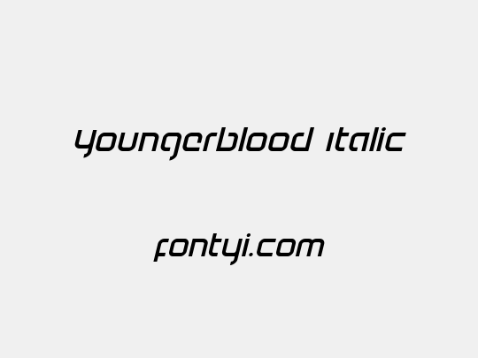 Youngerblood Italic
