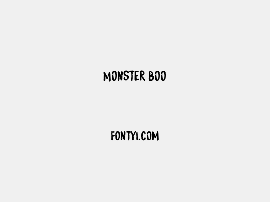 MONSTER BOO