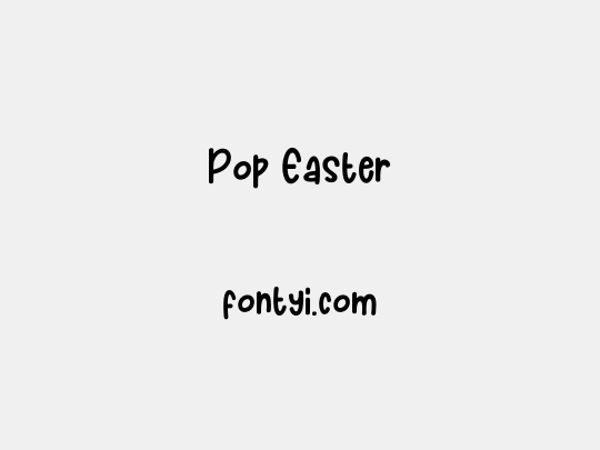 Pop Easter