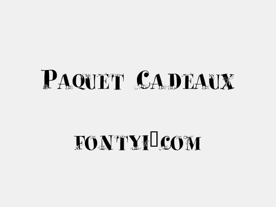 Paquet Cadeaux