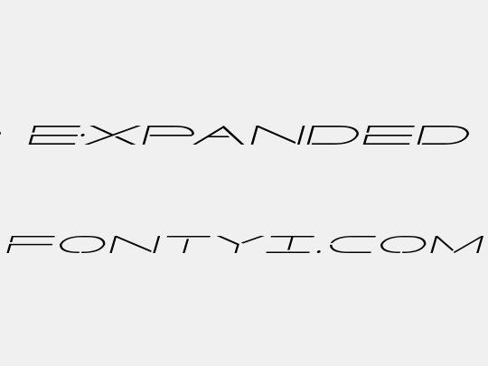 Factor Expanded Italic