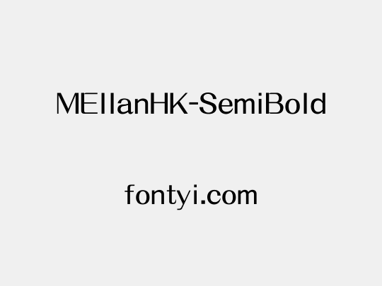 MEllanHK-SemiBold