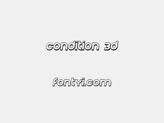 Condition 3D