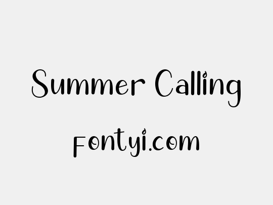 Summer Calling