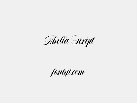 Abella Script