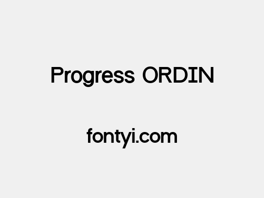 Progress ORDIN