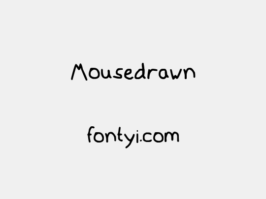 Mousedrawn