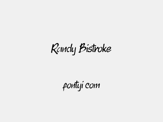 Randy Bistroke