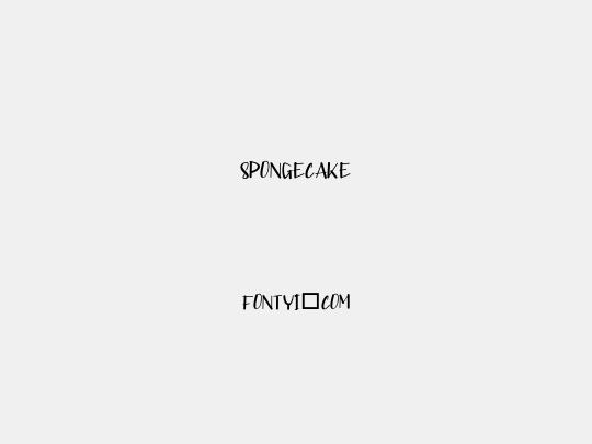 SPONGECAKE