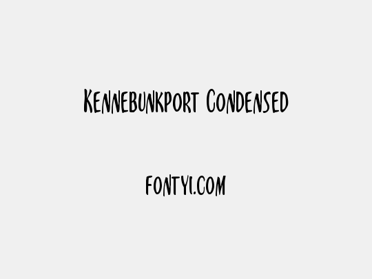 Kennebunkport Condensed