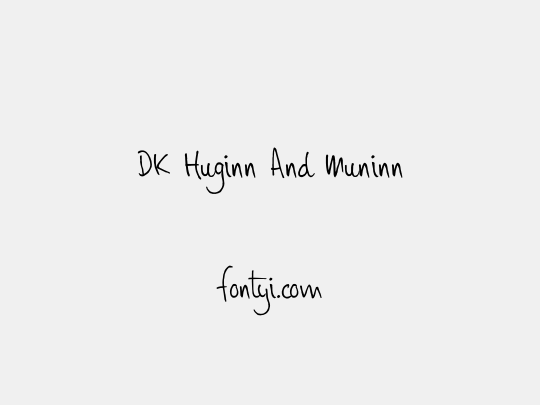 DK Huginn And Muninn