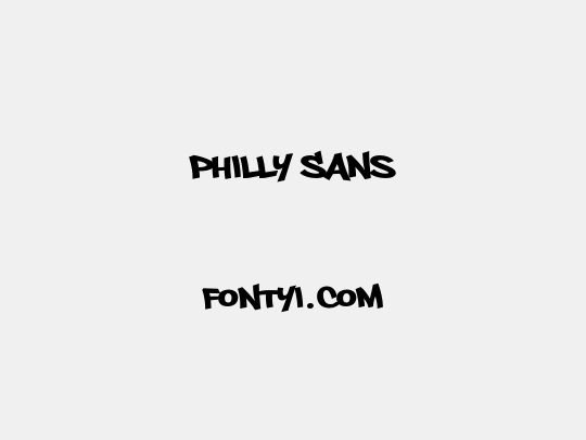 Philly Sans