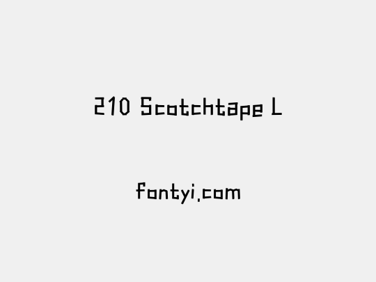 210 Scotchtape L