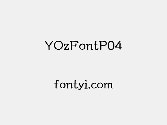 YOzFontP04