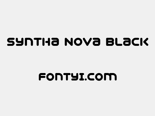 Syntha Nova Black