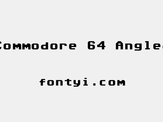 Commodore 64 Angled