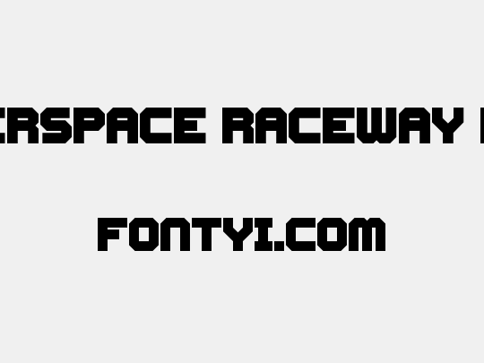 Cyberspace Raceway Back