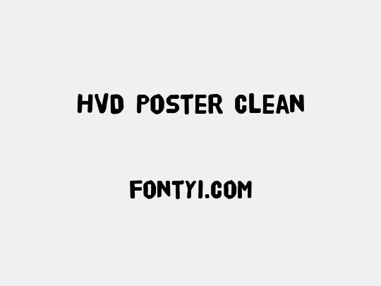 HVD Poster Clean