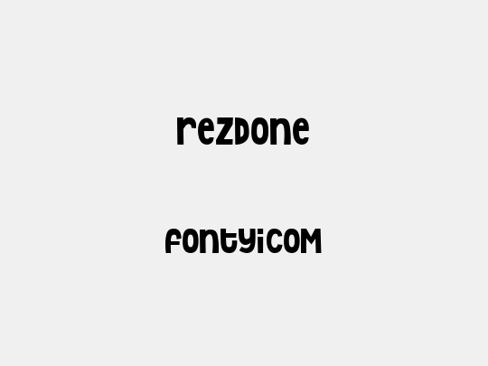 Rezdone