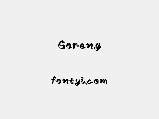 Goreng