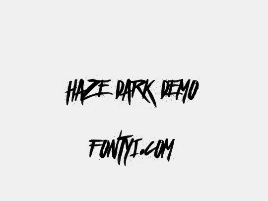 Haze Dark Demo