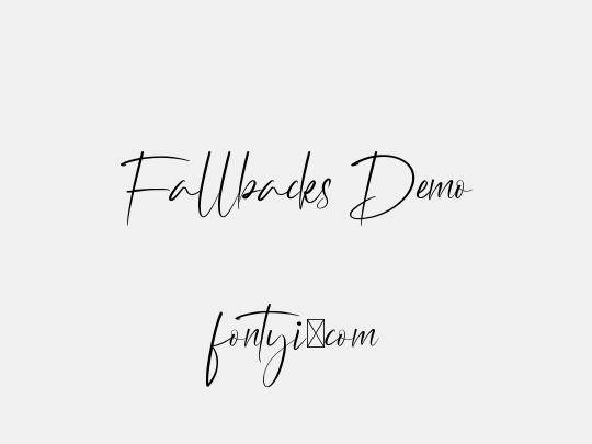 Fallbacks Demo