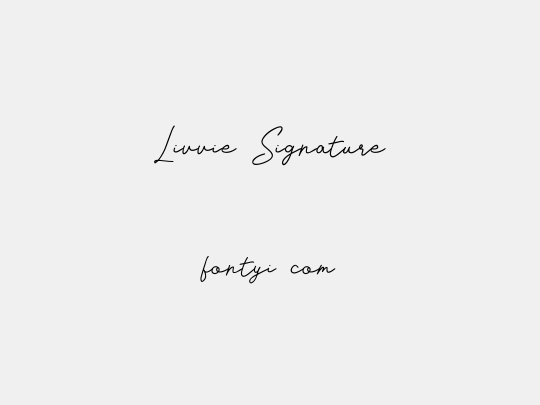 Livvie Signature