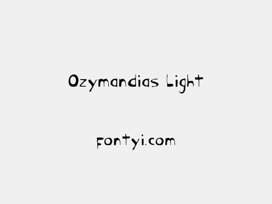 Ozymandias Light