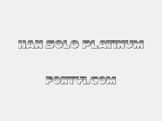 Han Solo Platinum