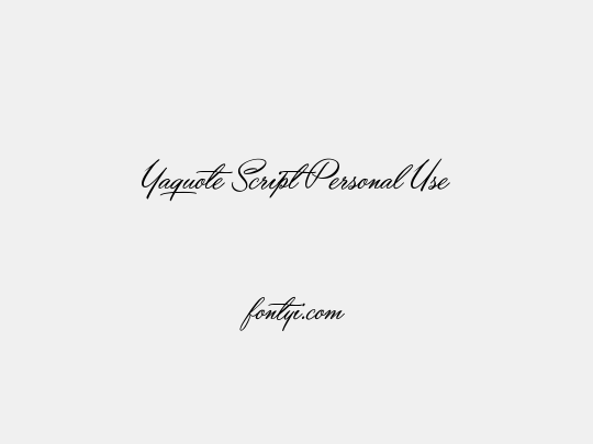 Yaquote Script Personal Use