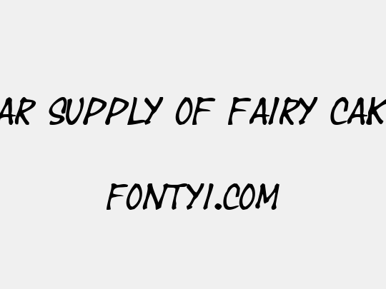 Year supply of fairy cakes